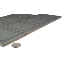 CUADRO - 3.54X4.65/9X14, CHARCOAL FRAME, GLOSSY